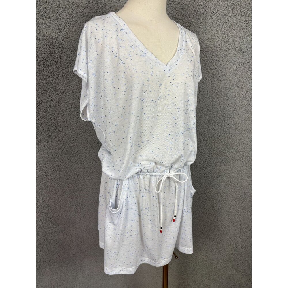 Tommy Hilfiger Multicolor V-Neck Swim Dress Cover up Drawstring Size L/XL NWT's. - Picture 3 of 8